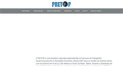 Desktop Screenshot of pretop.com.br