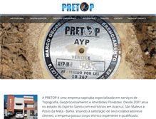 Tablet Screenshot of pretop.com.br